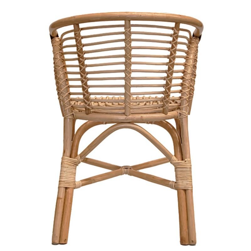 Silla de comedor ratán natural Ranya