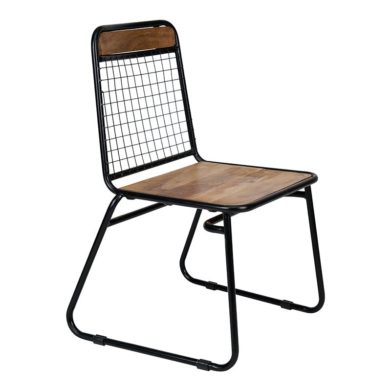 Vintage houten eetkamerstoel Vera
