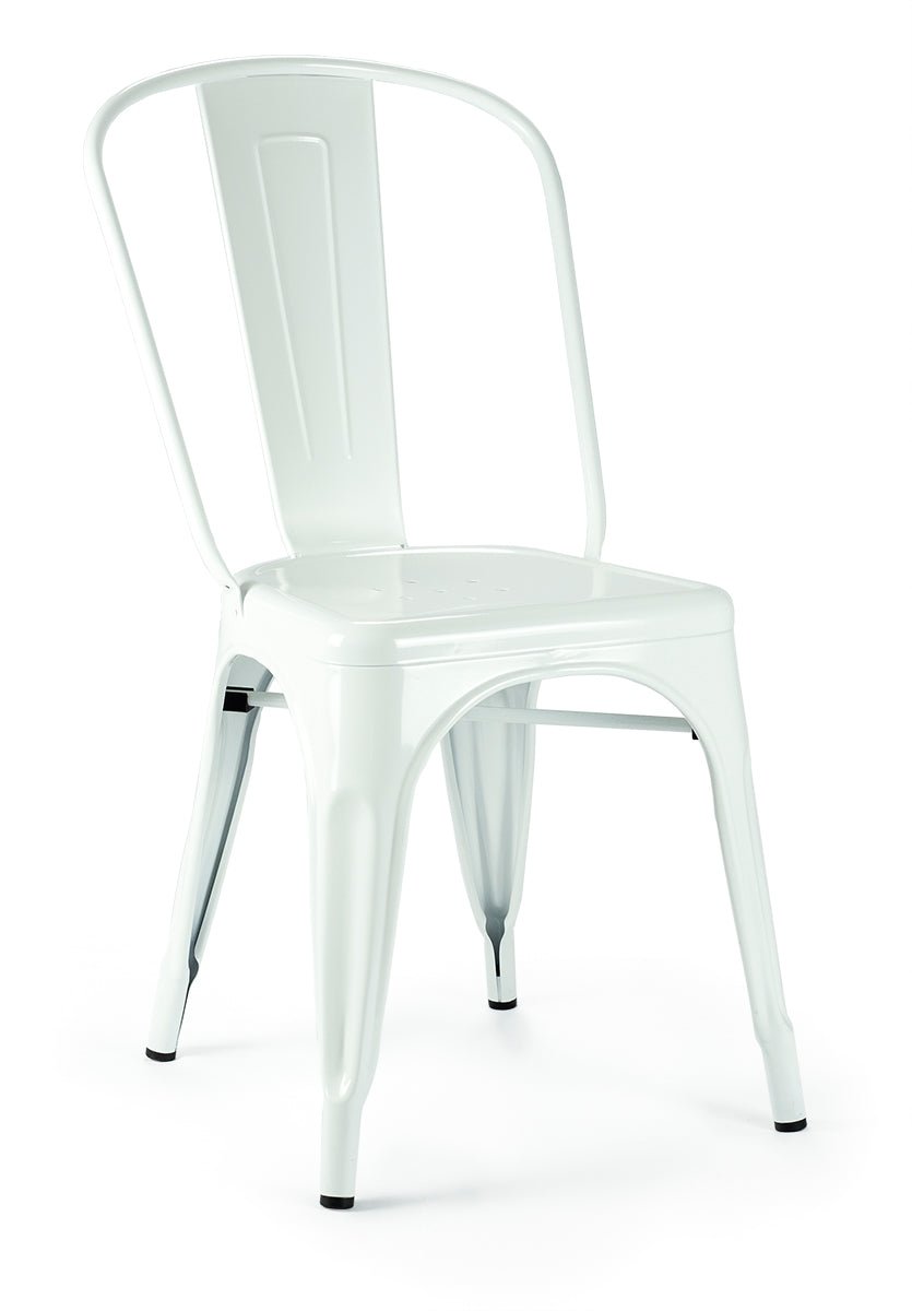 Silla vintage industrial Tolux Industrial Colores - Vintahome
#color_Blanco