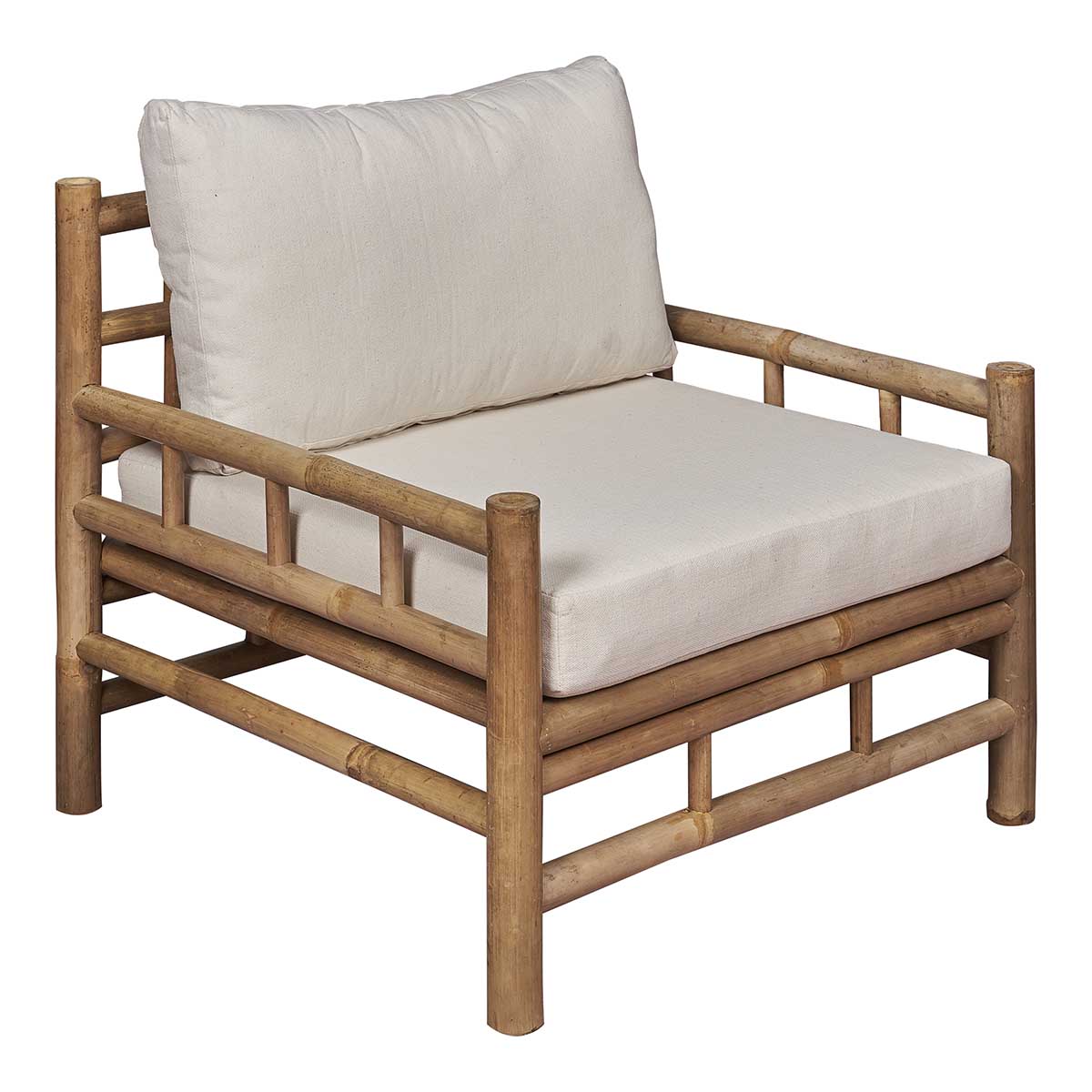 Sillon bamboo 1 plaza natural Marina - Vintahome