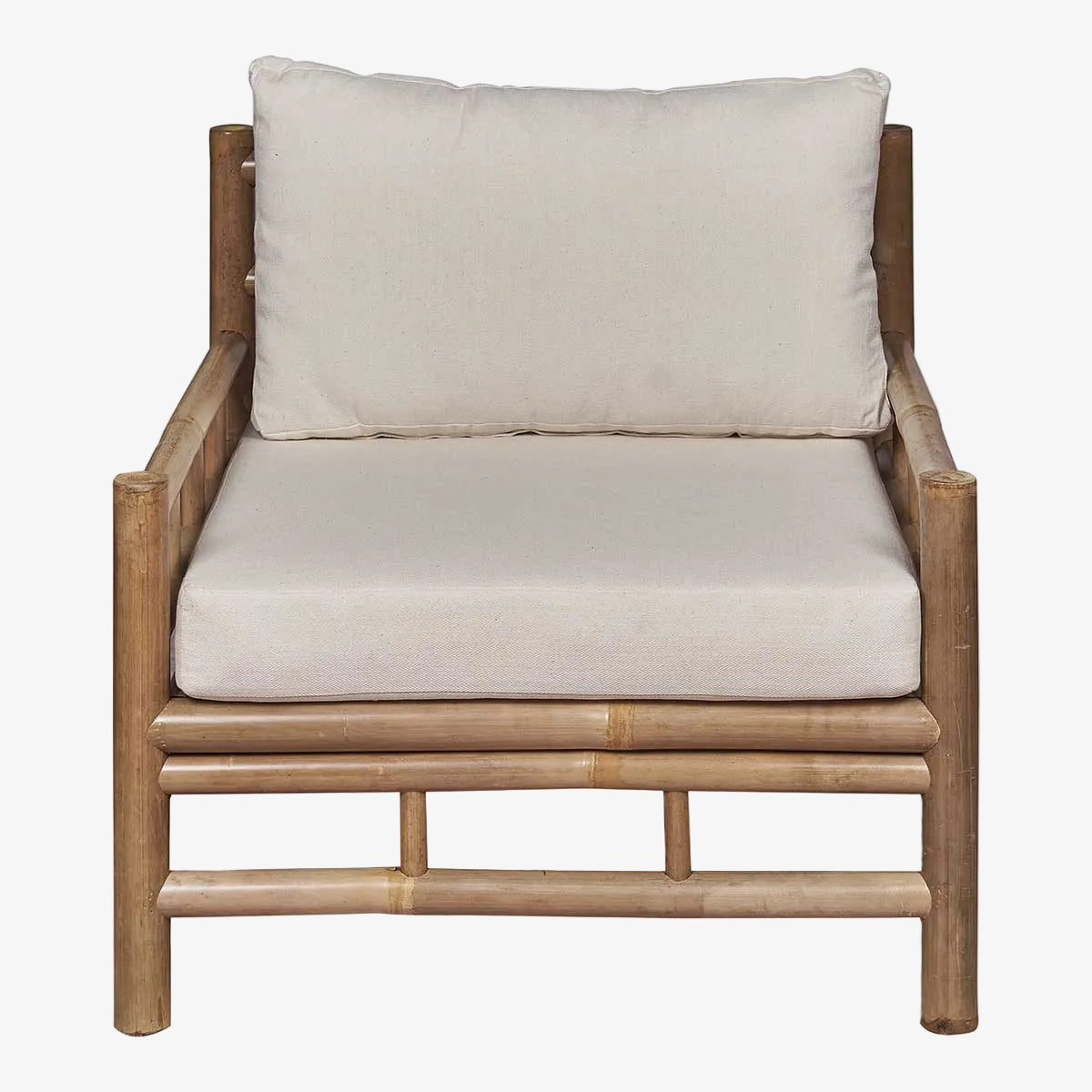 Sillón bambú 1 plaza natural Marina