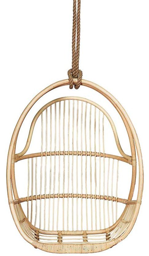 Silla Colgante de Rattan para Piscina