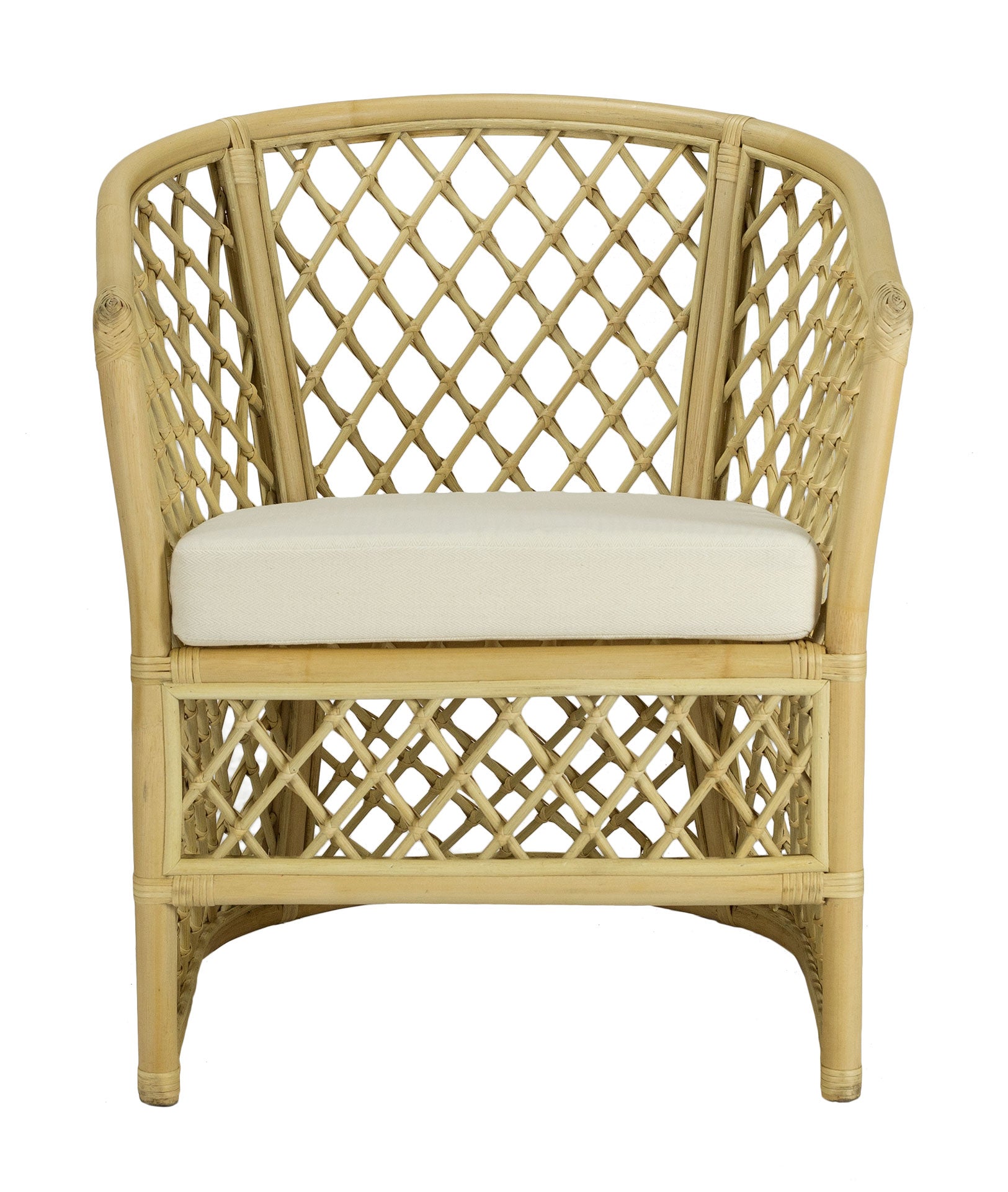 Sillón con brazos rattán natural trenzado Sabana - Vintahome