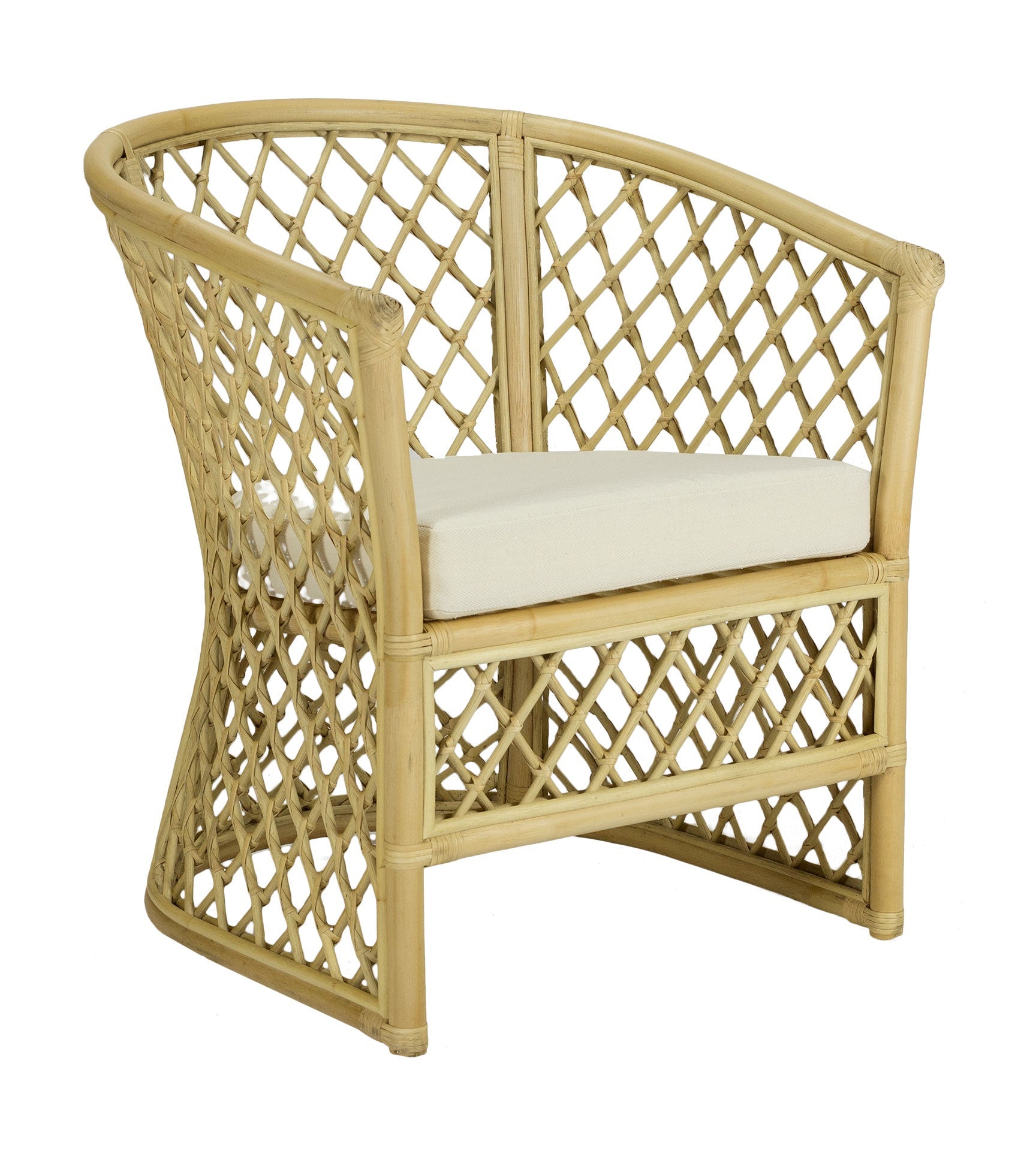 Sillón con brazos rattán natural trenzado Sabana - Vintahome