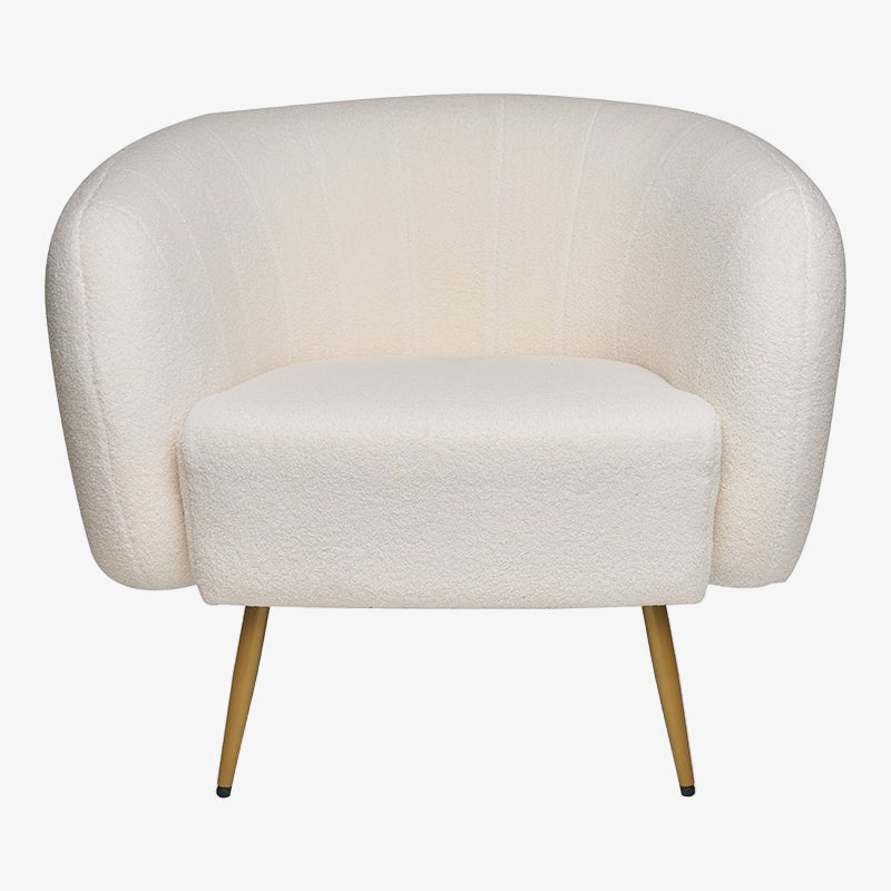 Sillón de tejido Bouclé Clara