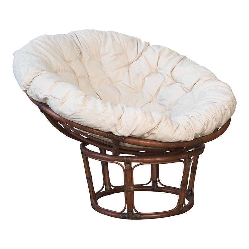 Sillón Papasan Bambu nogal 100 - Vintahome