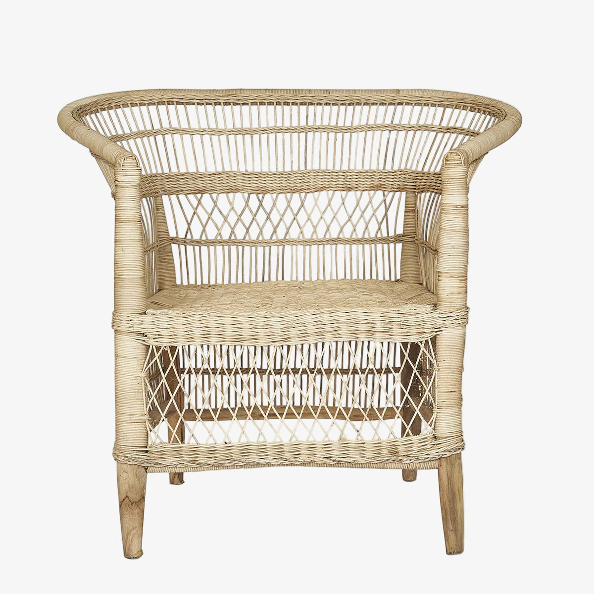 Fauteuil thaïlandais en rotin naturel