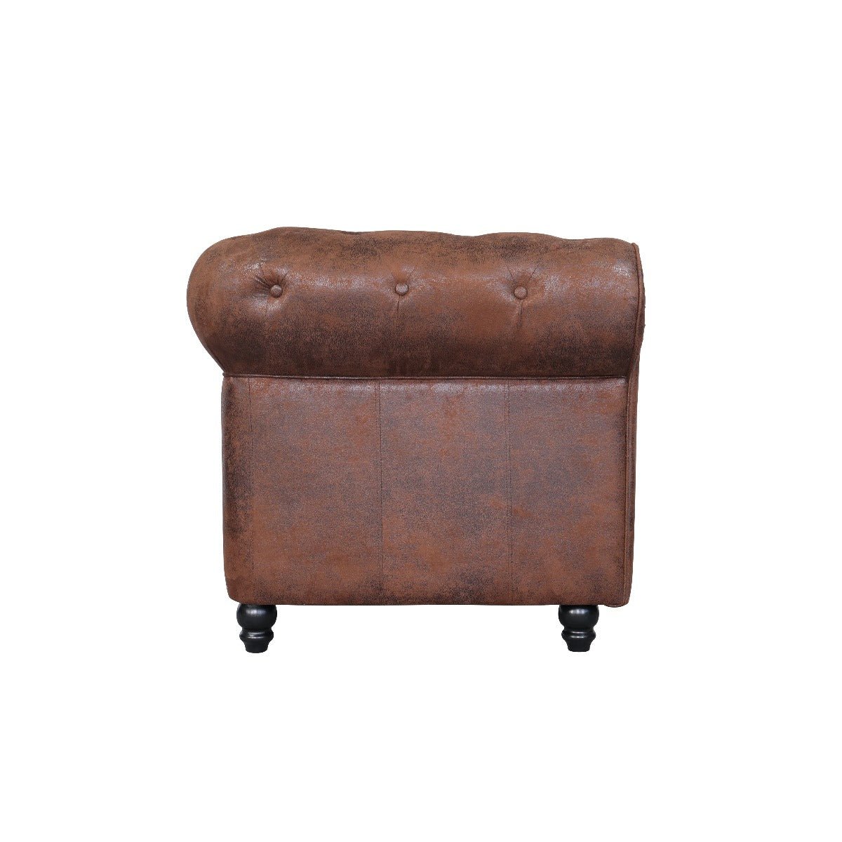 Canapé Chesterfield en microsuède 2 places D