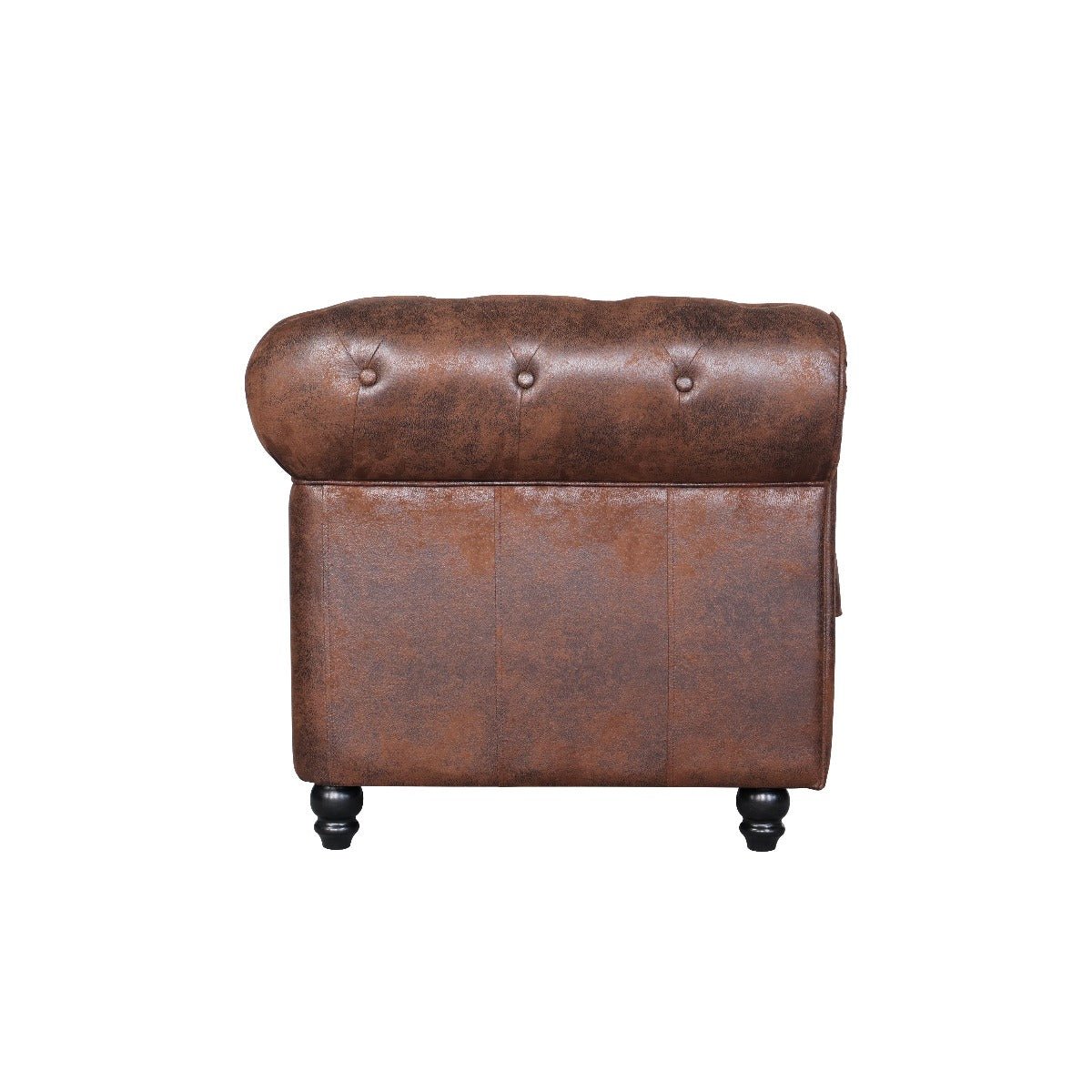 Canapé Chesterfield en microsuède 3 places D