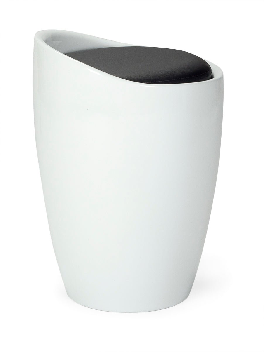 Taburete bajo diseño London - Vintahome
#color_Blanco