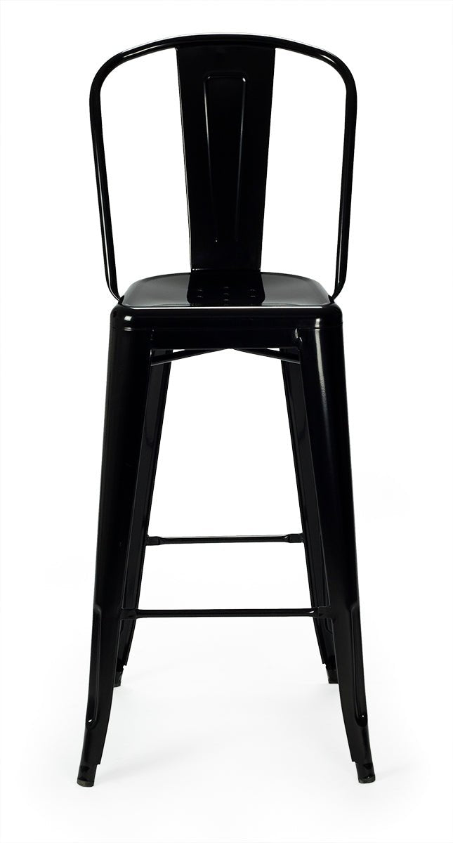 Taburete de bar Tolux Respaldo alto - Vintahome
#color_Negro