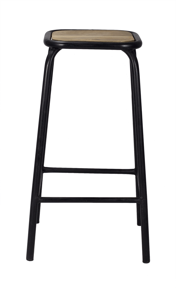 Taburetes de bar Vintage blancos
#color_Negro