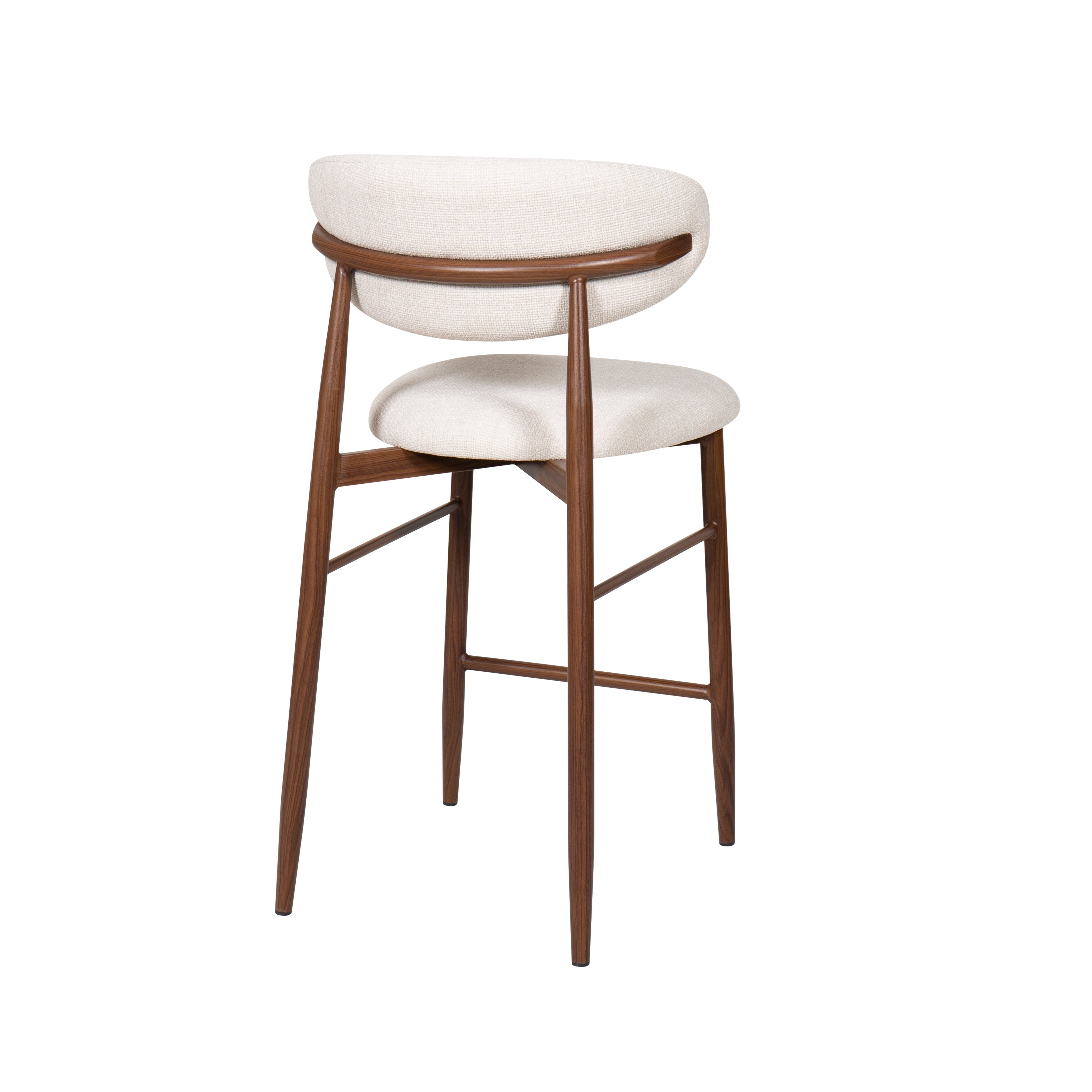 Nordic Bar Stool Nogal Olimpo 65cm