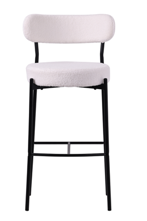 Tabouret nordique h65 cm Matis boucle