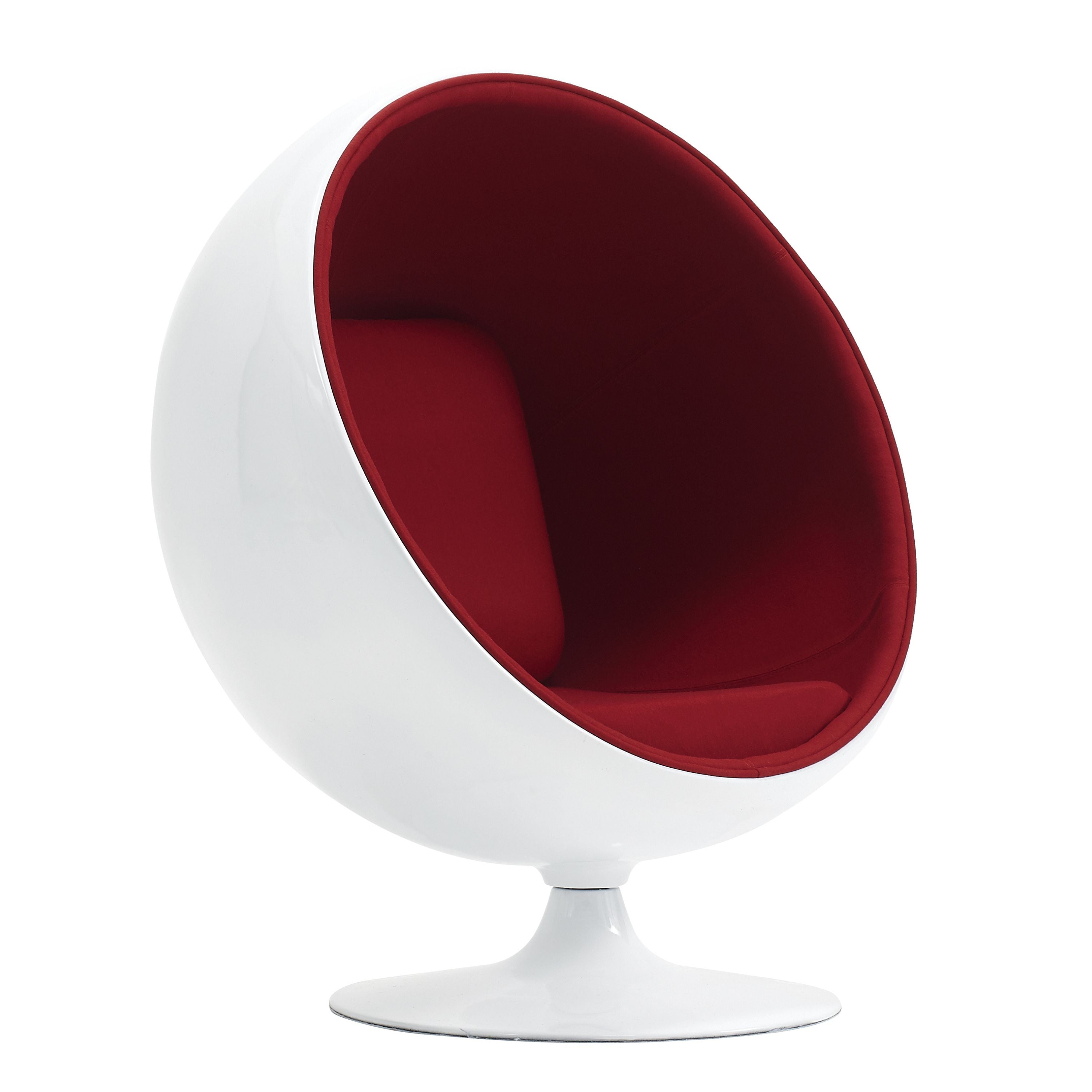 Sillón de diseño Ball Chair rojo