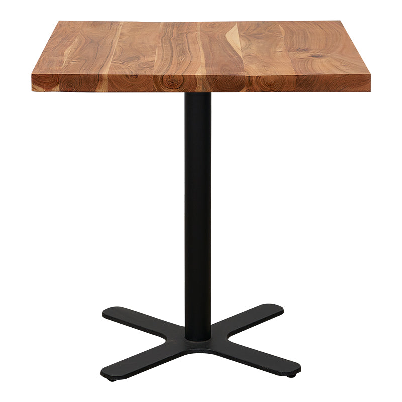 Mesa de bar industrial madera de acacia 70-80 cms Syra