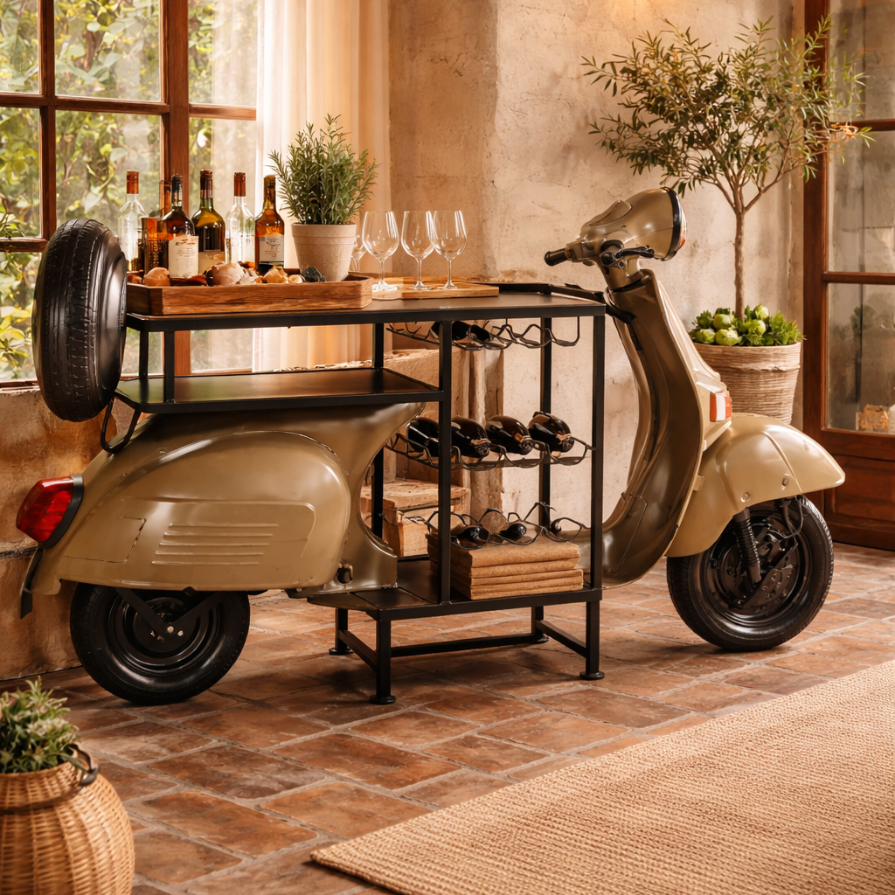 Scooter Flaschenauto Bar