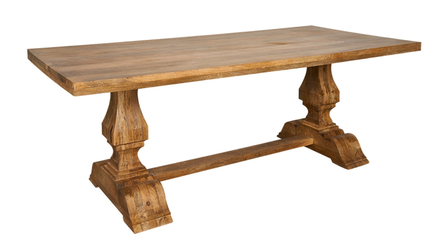 Mesa de jantar em madeira de mangueira Valery