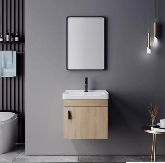 Meuble de salle de bain avec lavabo et miroir 51x36 cm Kroma 