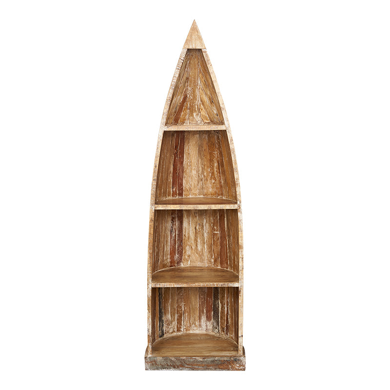 Estantería barca de madera de mango Bally