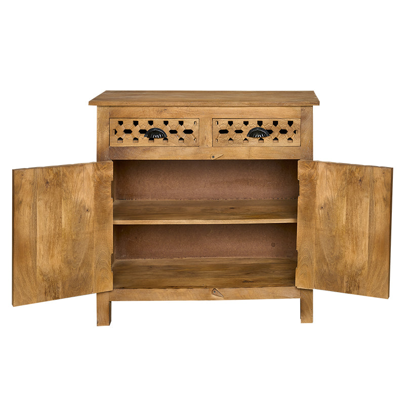 Rustikaler Sideboard Holz Santer Mango