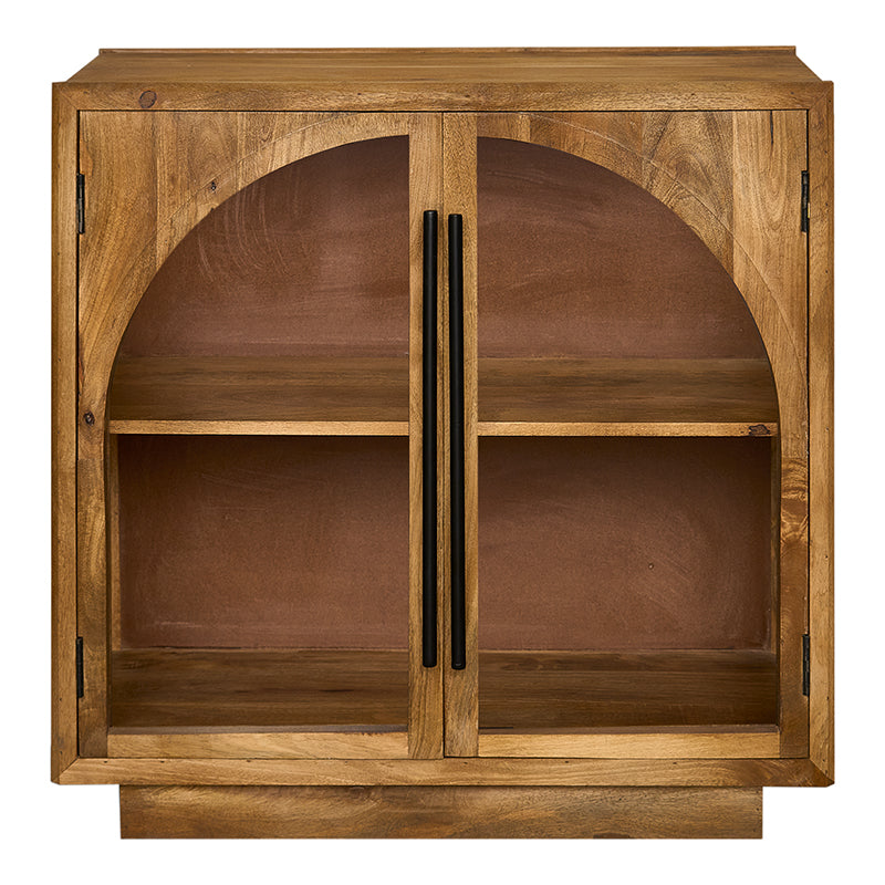 Buffet vitrine 2 portes en manguier Grovy 