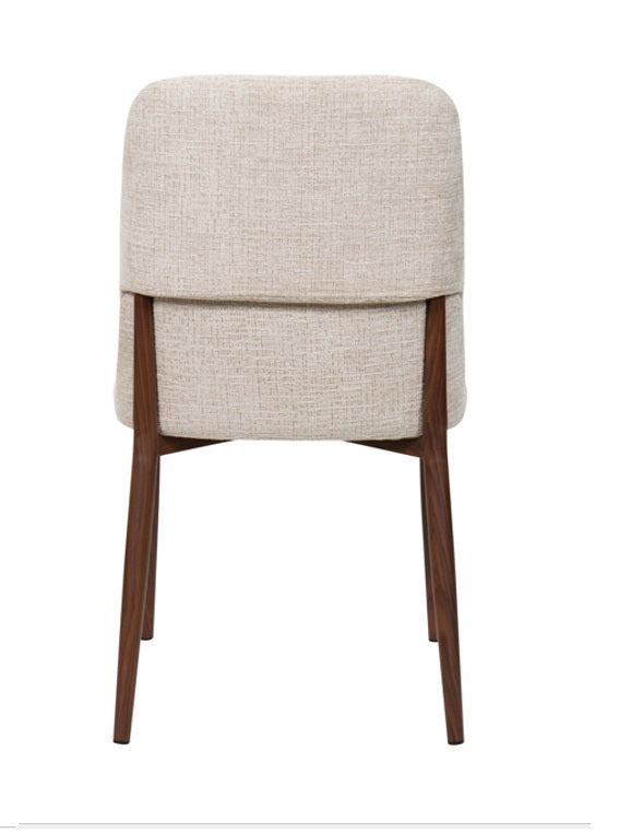 Silla de comedor  nórdica Toulouse beige