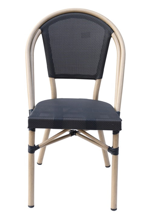 Cadeira parisiense Textiline Palma preta