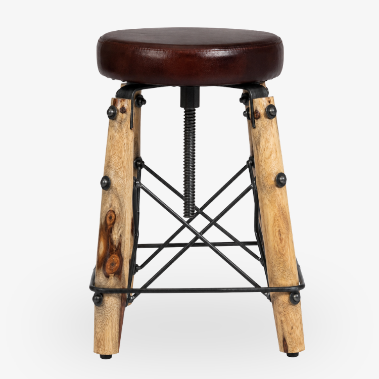 Taburete vintage bajo Merkal - Vintahome