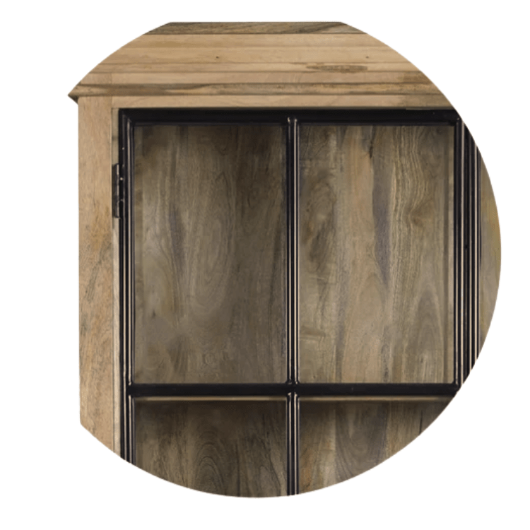 Alacena industrial madera de mango Larry - Vintahome