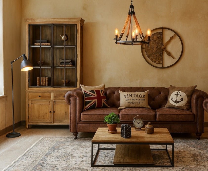 Alacena industrial madera de mango Larry - Vintahome