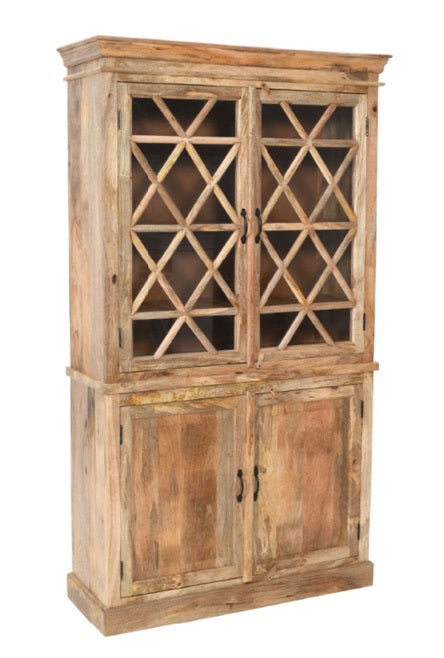 Armário rústico de madeira de mangueira Olimpia