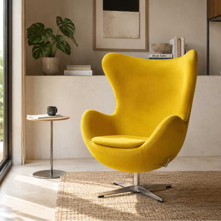 Silla EGGO chair tapizado Lana