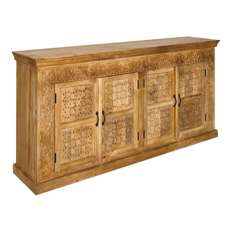 Aparador Buffet tallado madera de Mango Monet