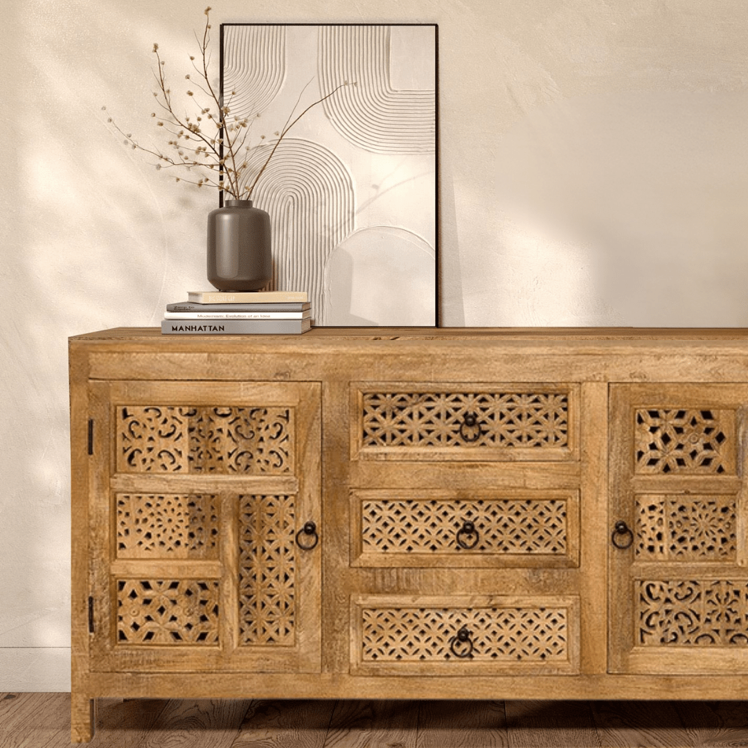 Aparador de madera de mango Aegon - Vintahome