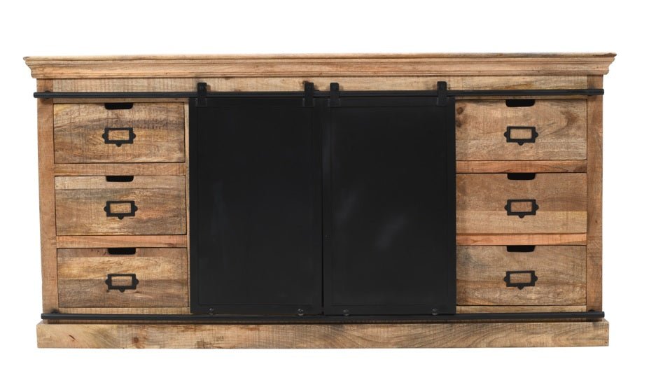 Aparador industrial madera y metal Melibea