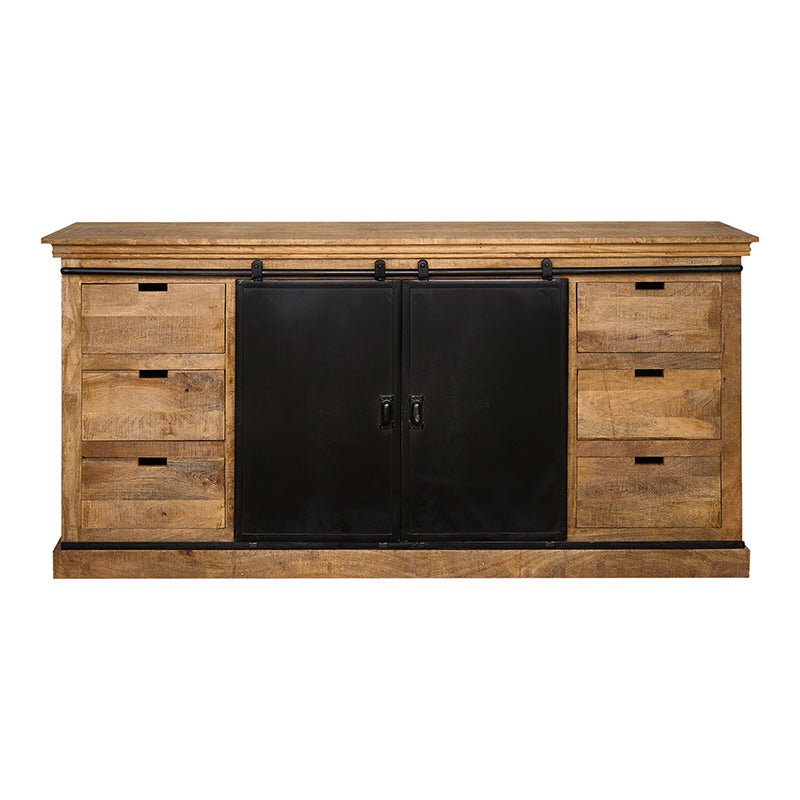 Aparador industrial madera y metal Melibea - Vintahome