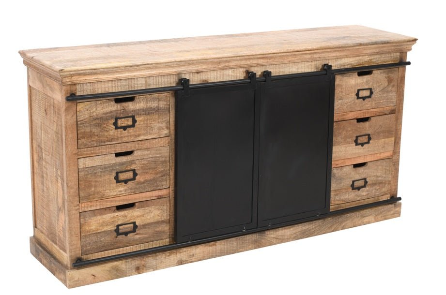 Aparador industrial madera y metal Melibea
