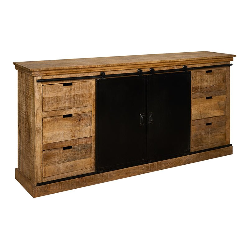 Aparador industrial madera y metal Melibea - Vintahome