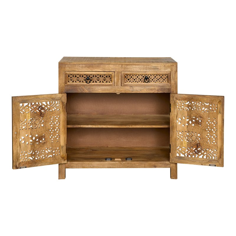 Aparador  puertas y dos cajones ancho 90 cm Polonia