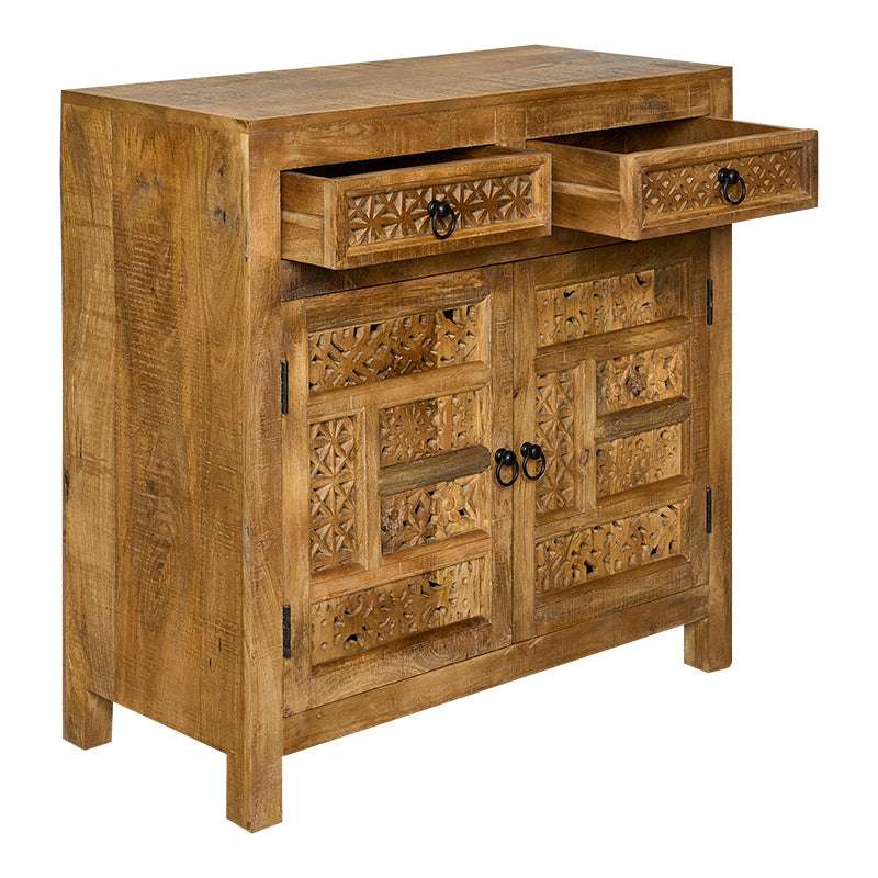 Aparador  puertas y dos cajones ancho 90 cm Polonia