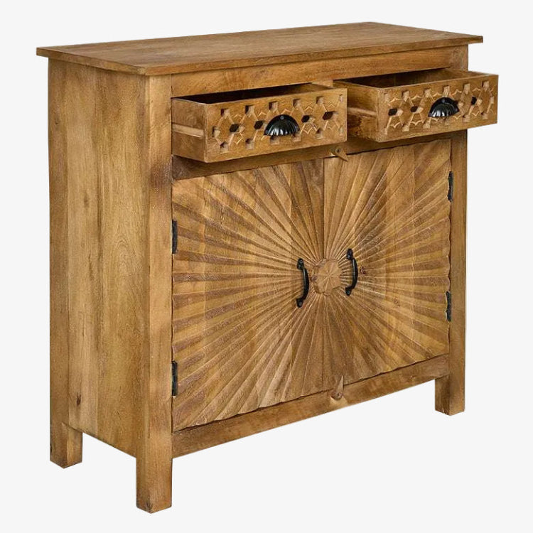 Santer rustikales Sideboard aus Mangoholz