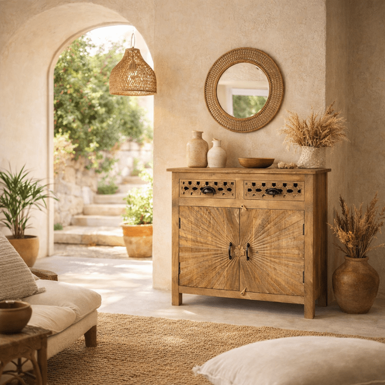 Aparador rústico madera mango Santer - Vintahome