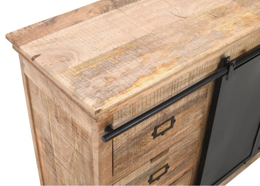 Holz- und Metall -Industrie -Sideboard -Melibea