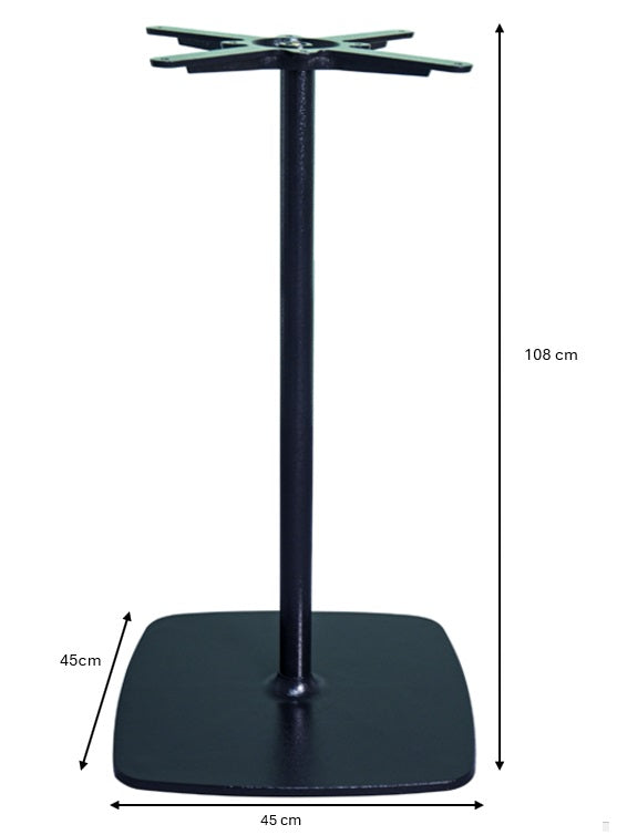 Piètement de table haute d'accueil 108 Arpa