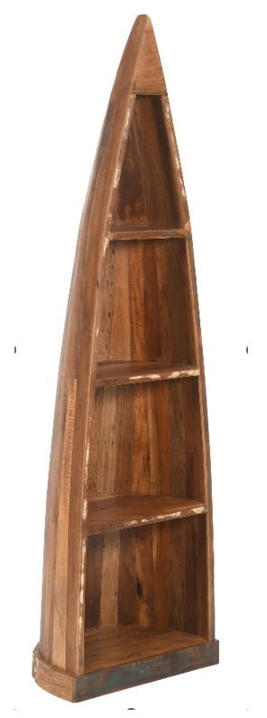 Estantería barca de madera de mango Bally