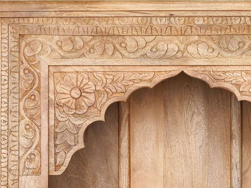 Etagère en manguier sculpté Eris