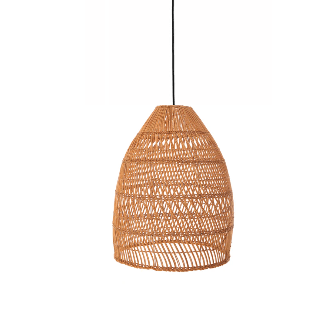 Luminária de teto de vime natural trançado Claudine D.50