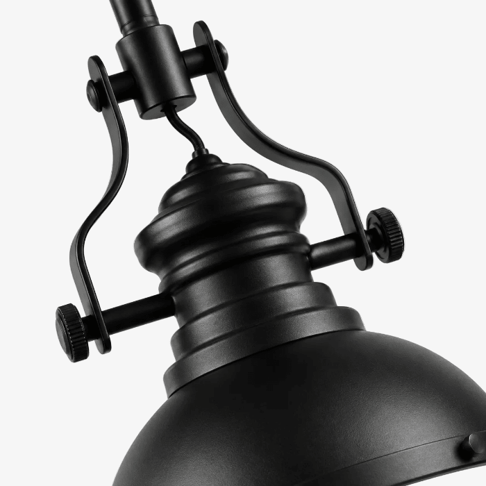 Vintage industrielle schwarze Deckenlampe - Vintahome