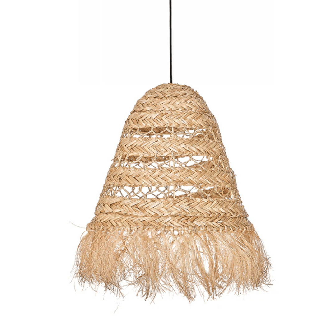 Lámpara techo seagrass natural Caroline